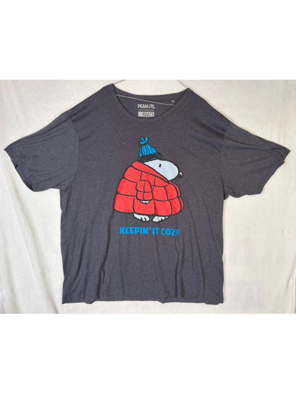 RSVLTS - peanuts tshirt snoopy keepin it cozy - 4xl